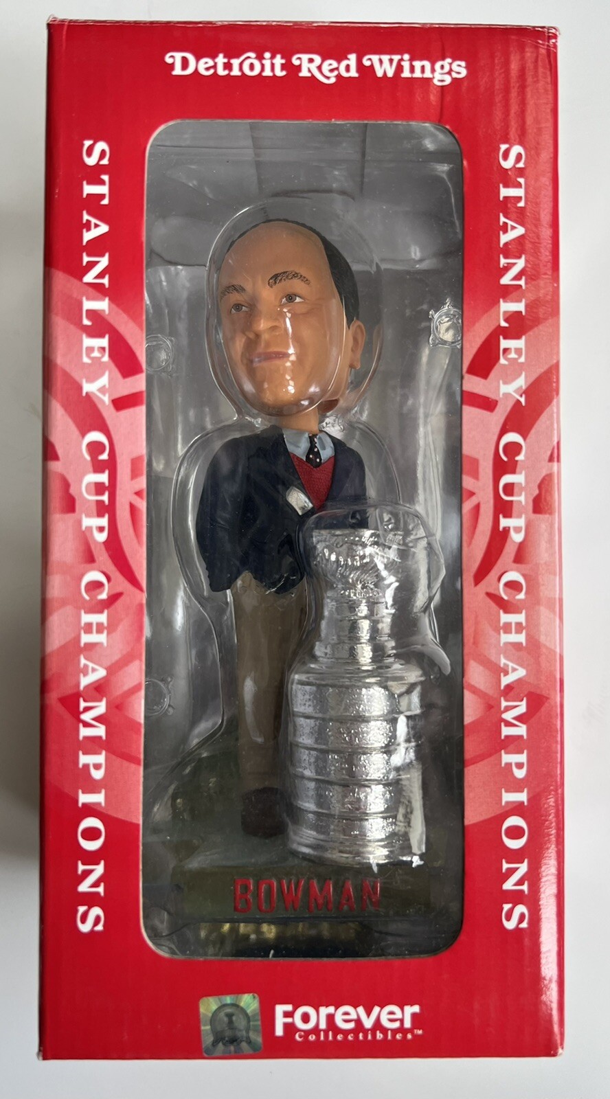 Scotty BOWMAN 2002 Forever Bobble Head - NHL DETROIT RED WINGS - NEW!