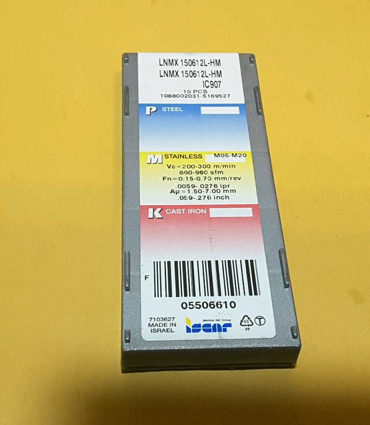 ISCAR LNMX150612L-HT IC907 CARBIDE INSERTS, 10 PCS