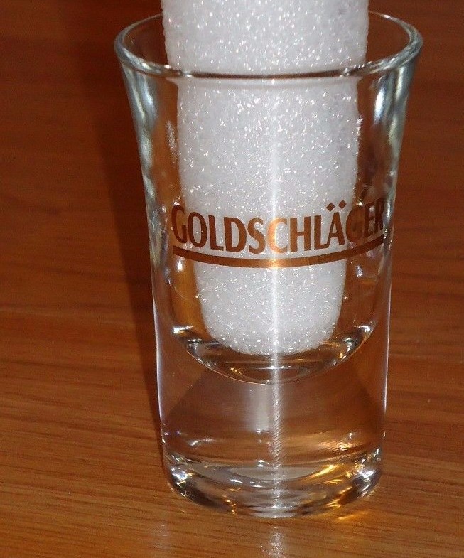 GOLDSCHLAGER shot glass