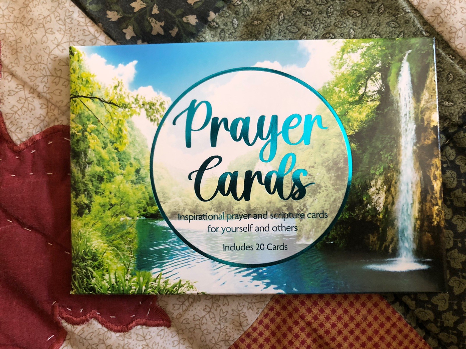 Prayer Cards Scriptures 20 Cards Floral Various by Crown Jewlz  New Free Ship