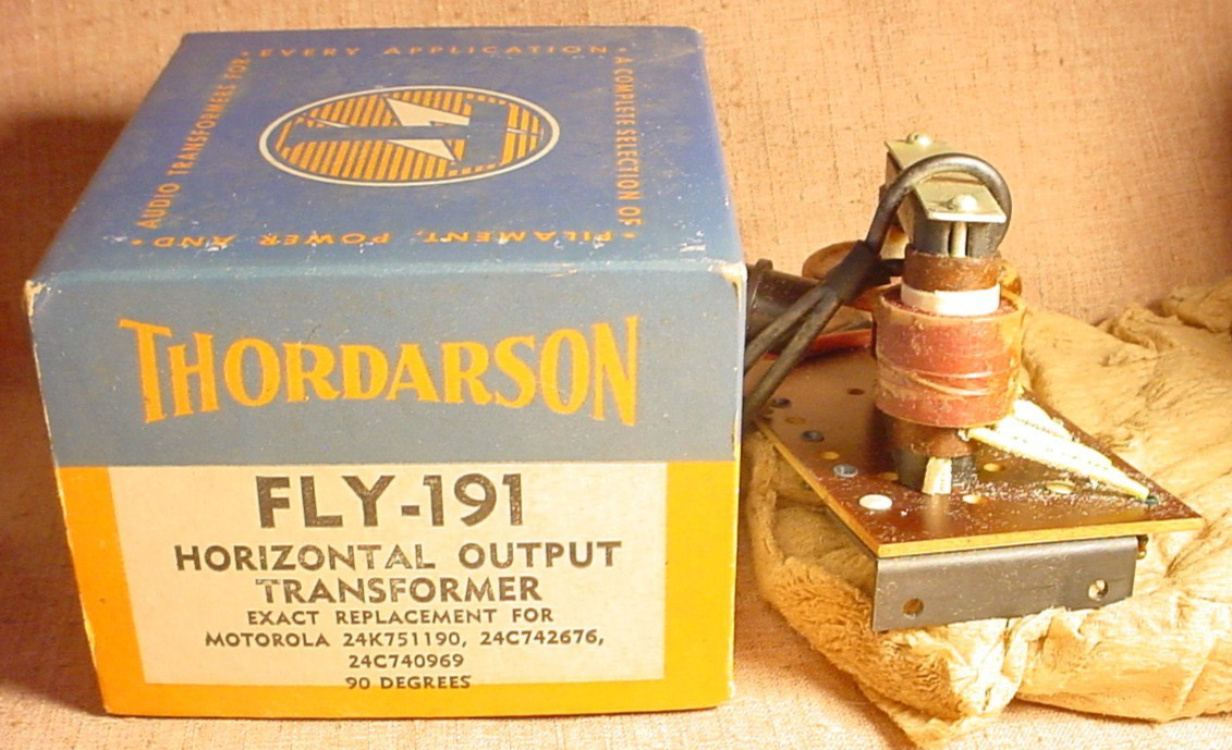 Thordarson FLY191 Horizontal Transformer 1960s NOS Motorola 24K751190 & More!