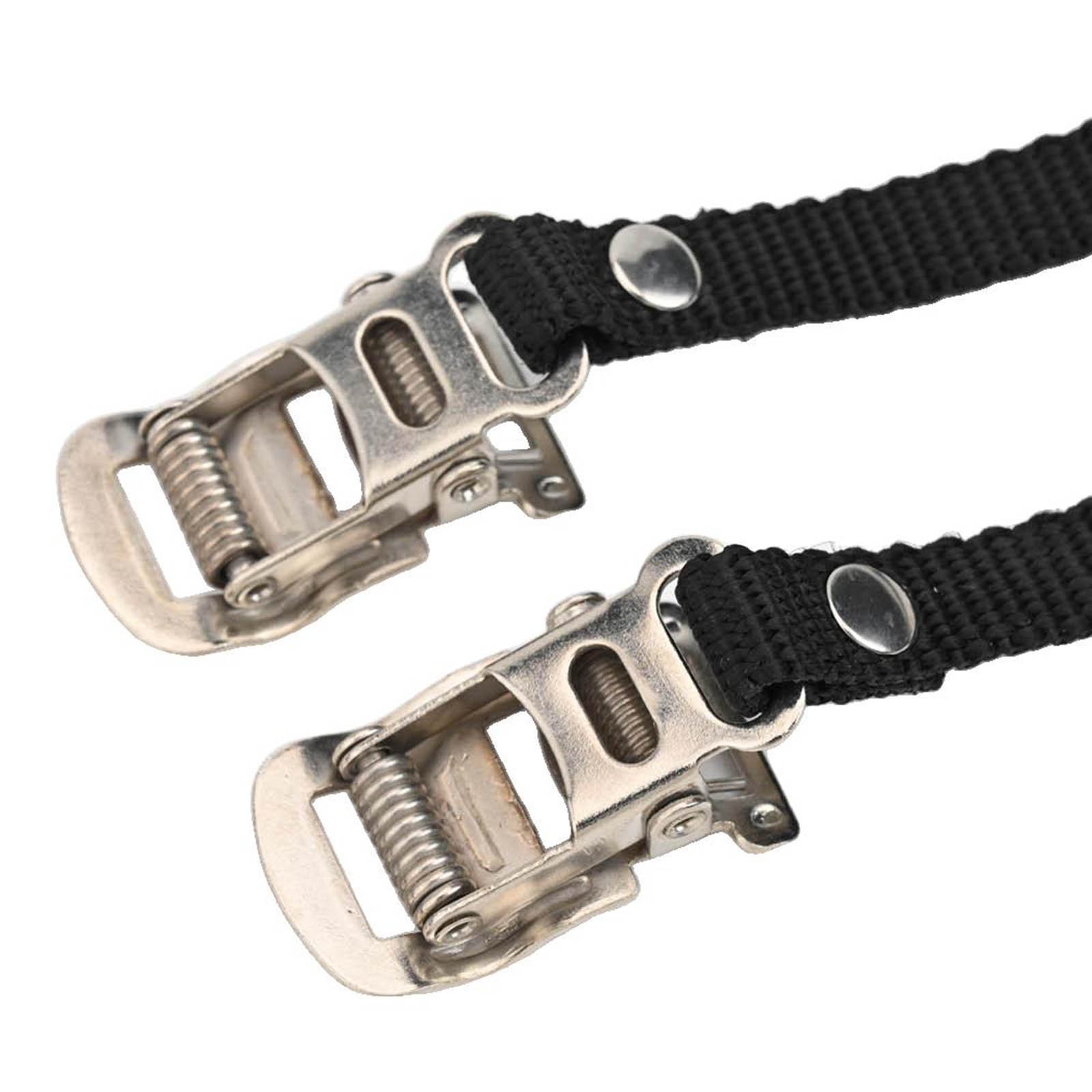 Adjustable Nylon Pedal Toe Straps for Exercise Bikes 2pcs Secure Reliable