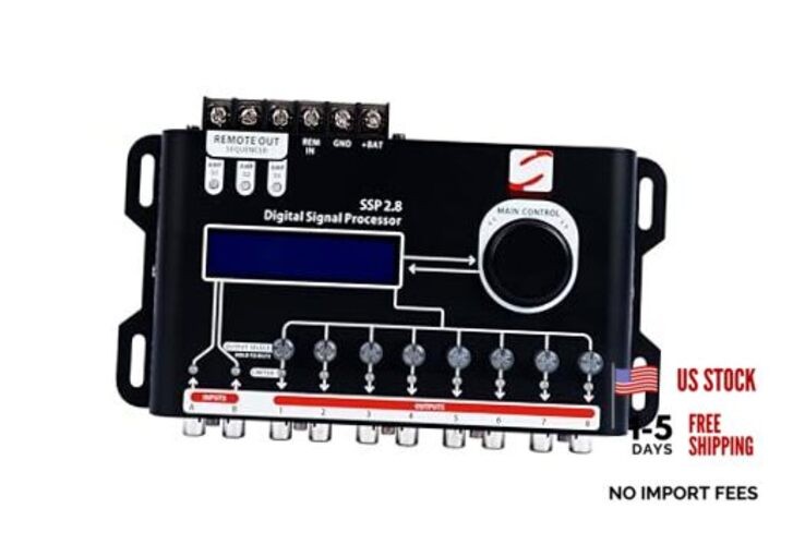 SSP 2.8 Digital Signal Processor & Equalizer – 15-Band 2 Input - 8 Output