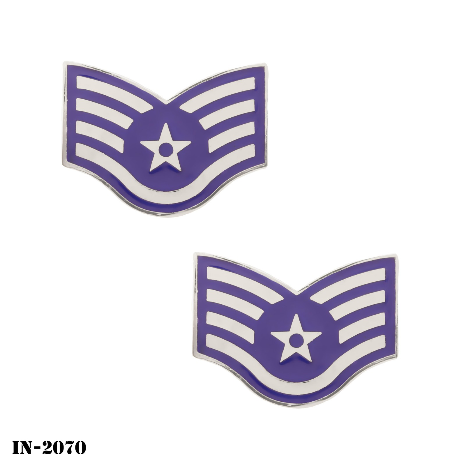 Air Force Rank Pins ~ E-5 Staff Sergeant ~ Metal ~ NEW ~ USA