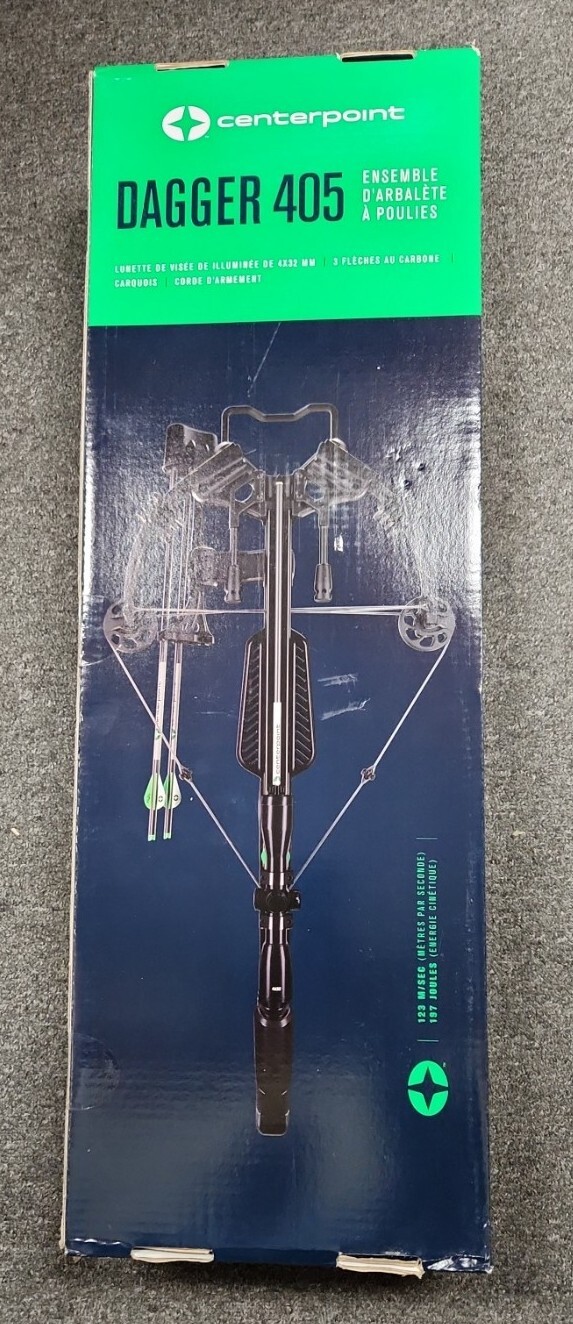 Sealed / NEW CenterPoint Dagger 405 Crossbow - Package C0001
