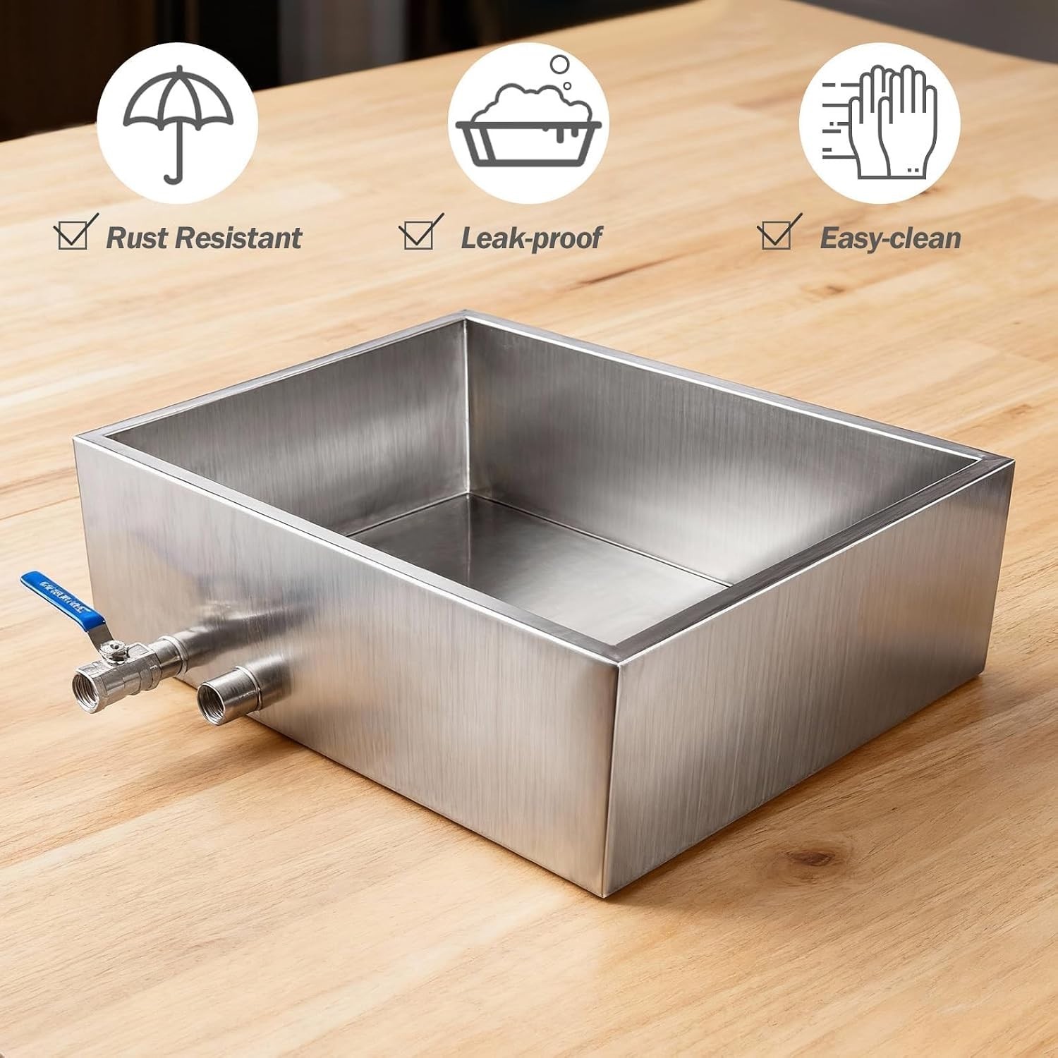Maple Syrup Evaporator Pan with Dual Interface Steam Table Pan,304 Stainless ...