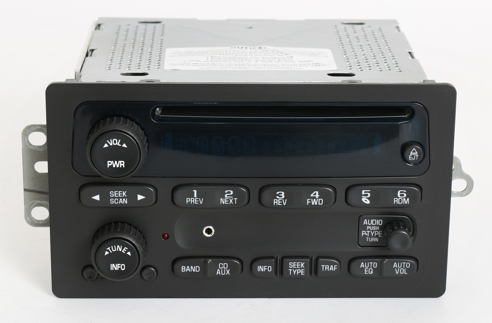 2003-2005 GMC Chevy Truck AM FM  Radio CD Player w Auxiliary Input 10357894 UN0