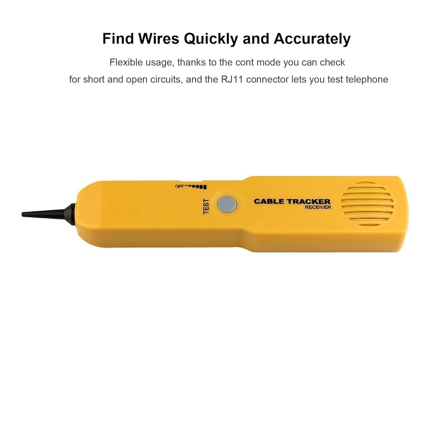 RJ11 Cable Finder Tone Generator Probe Tracker Wire Network Tester Tracer Kit