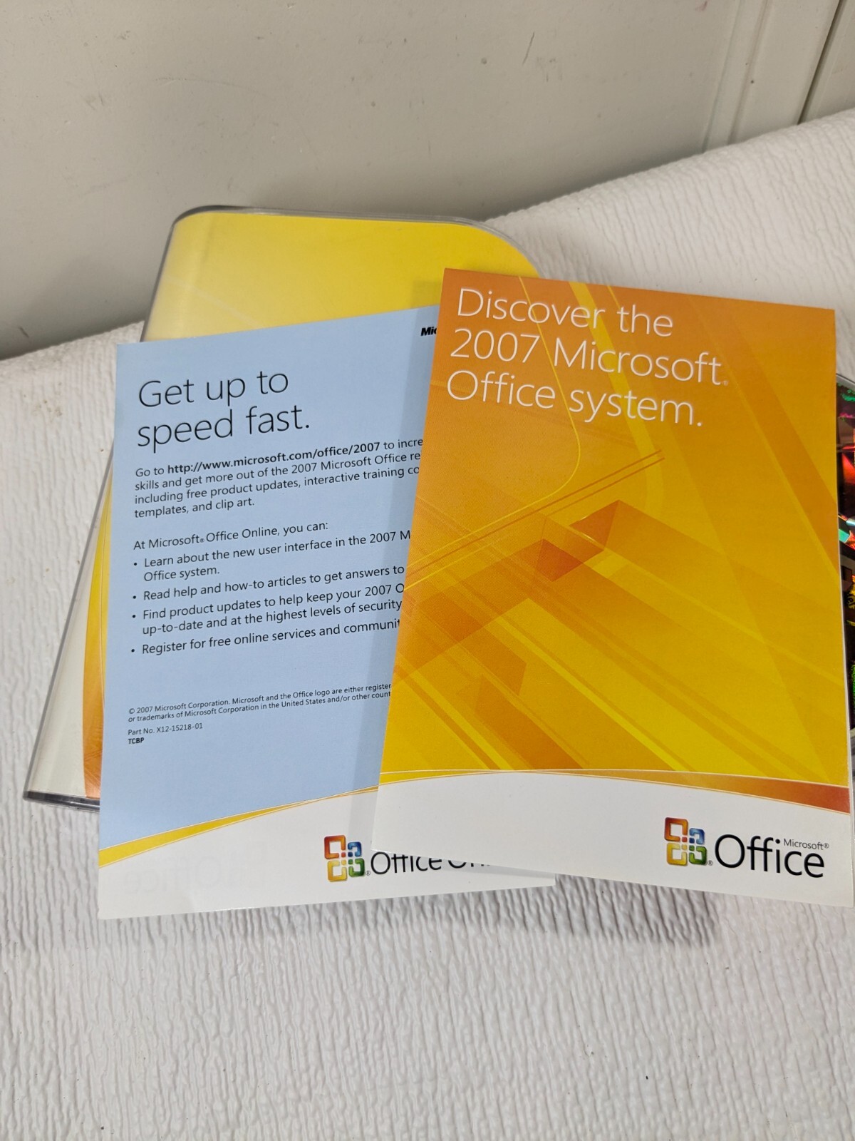 Microsoft Office Outlook 2007 w/ product key software CD-ROM Windows PC software