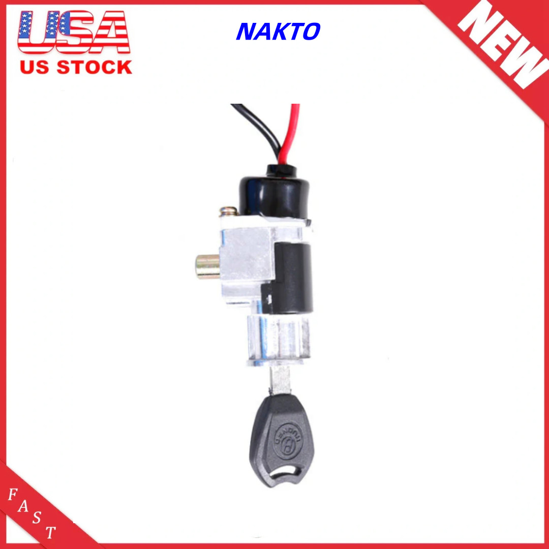 Electric Bike Battery Lock and Key Anti-Theft Safety Lock for NAKTO