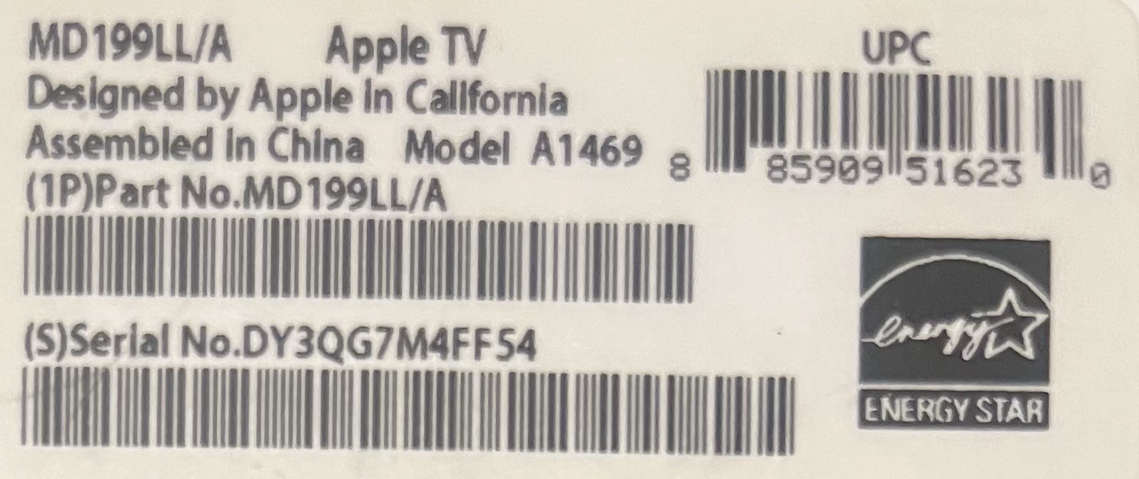 Apple TV, Complete, & Works Great (3rd Generation)