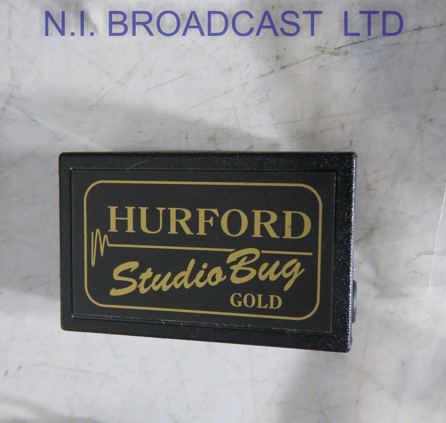 Hurford Studio bug gold microphone