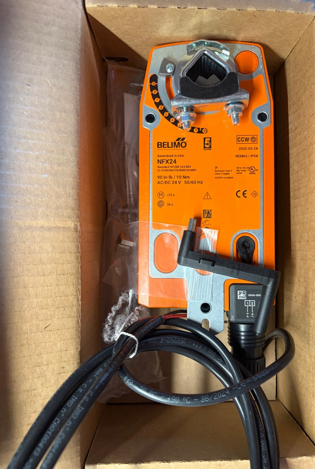 Belimo NFX24 Actuator 24V Brand New In Box