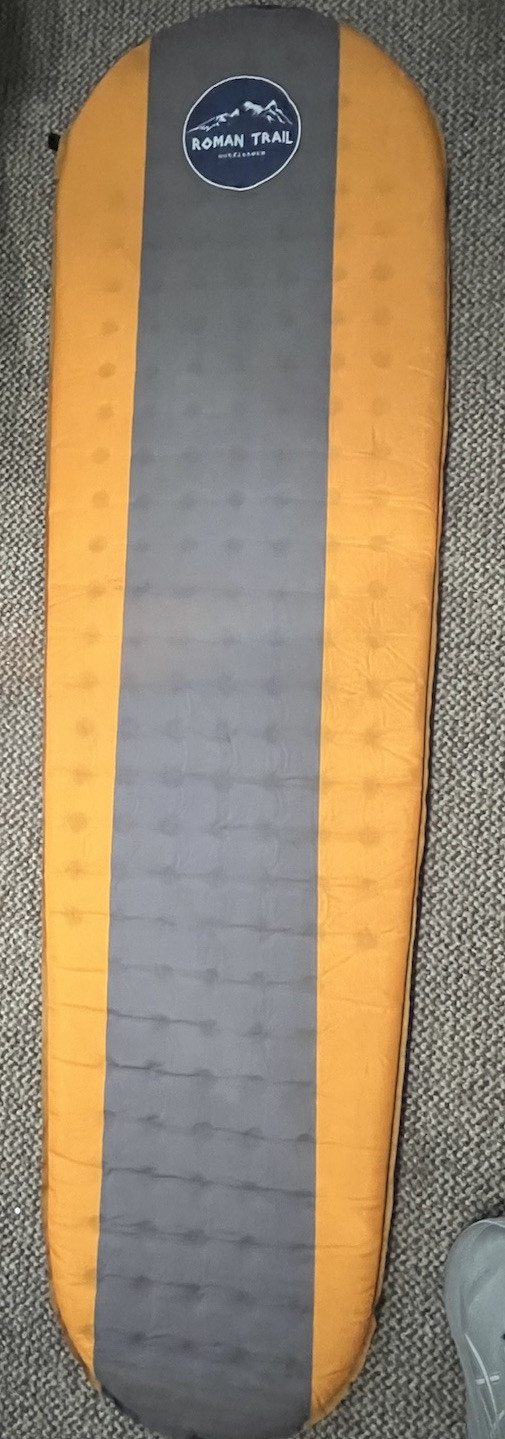 Roman Trail Outfitters Self Inflating Camping Mat 20” X 70”