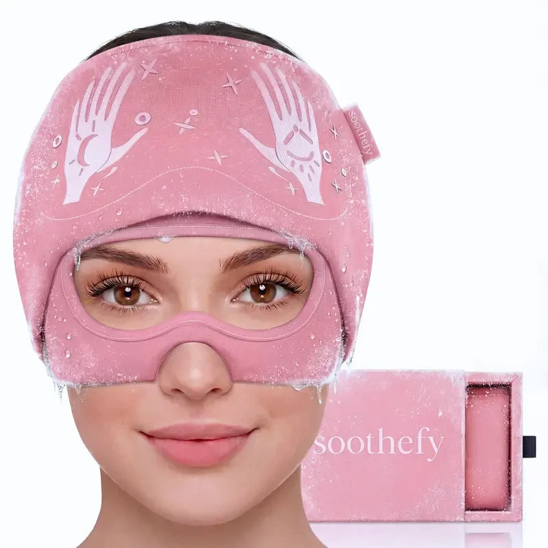 2 Pack (Pink & Blue) - Soothefy Migraine Headache Release Cap (BRAND NEW!)