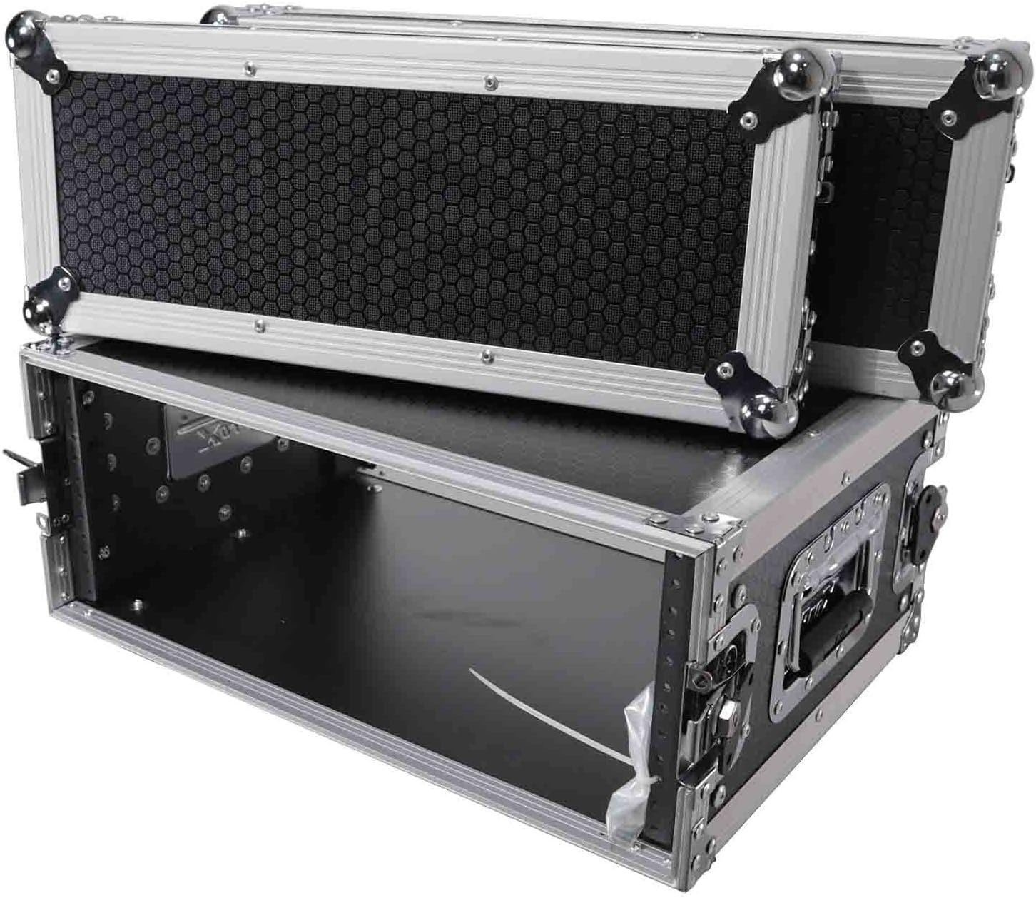ProX X-4UE 4U Deluxe 14" Deep 19" Width Amp Effects Rack Flight Hard Case