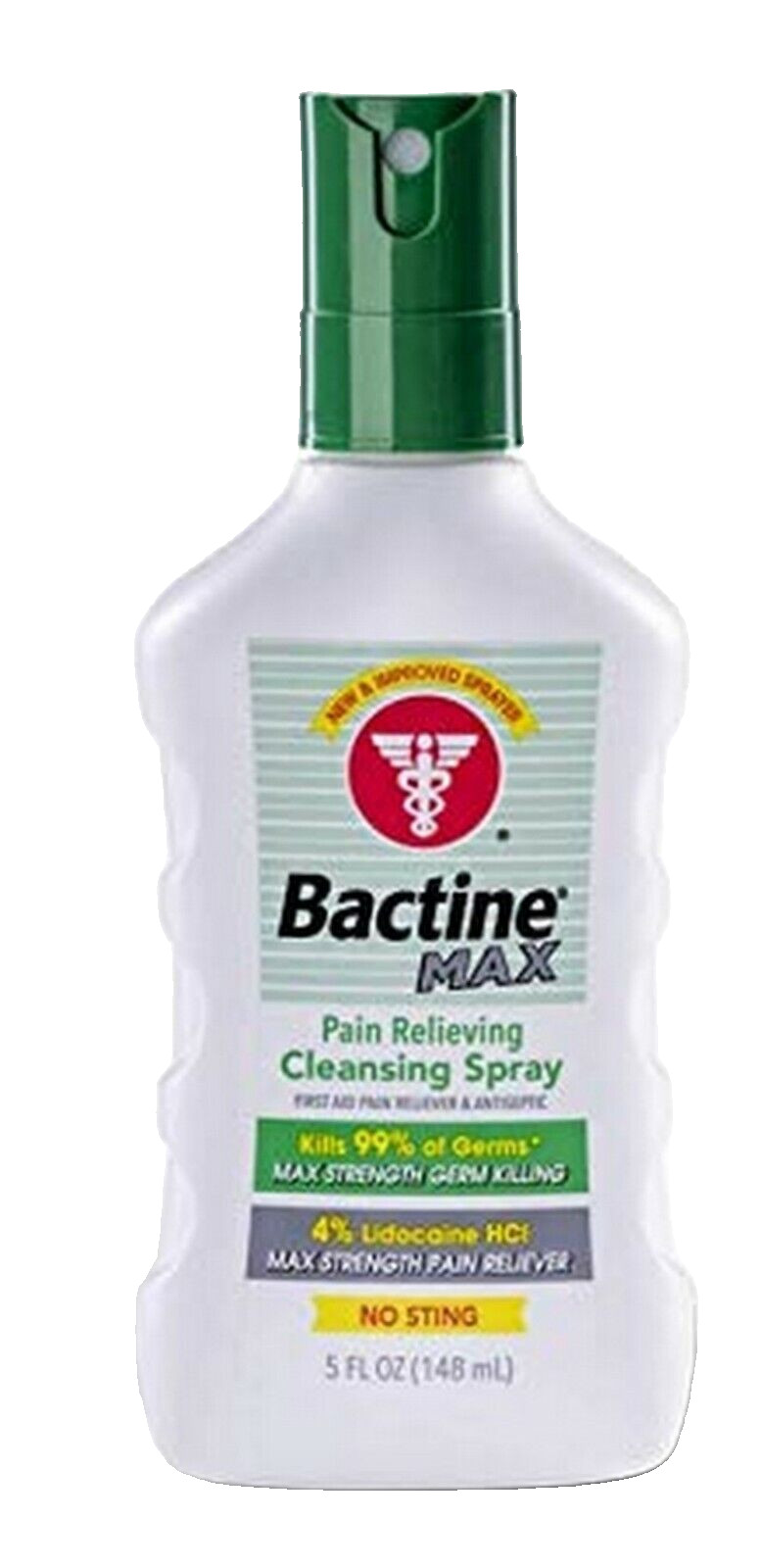 Bactine First Aid SPRAY BOTTLE Antiseptic / Pain Reliever NO STING! 5oz --
