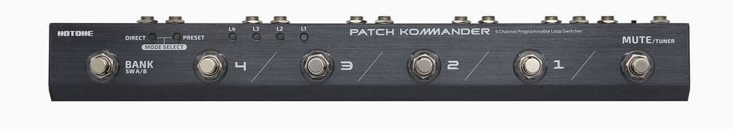 Hotone LS-10 4 Ch Programmable Switcher For Effects Pedals, True Bypass