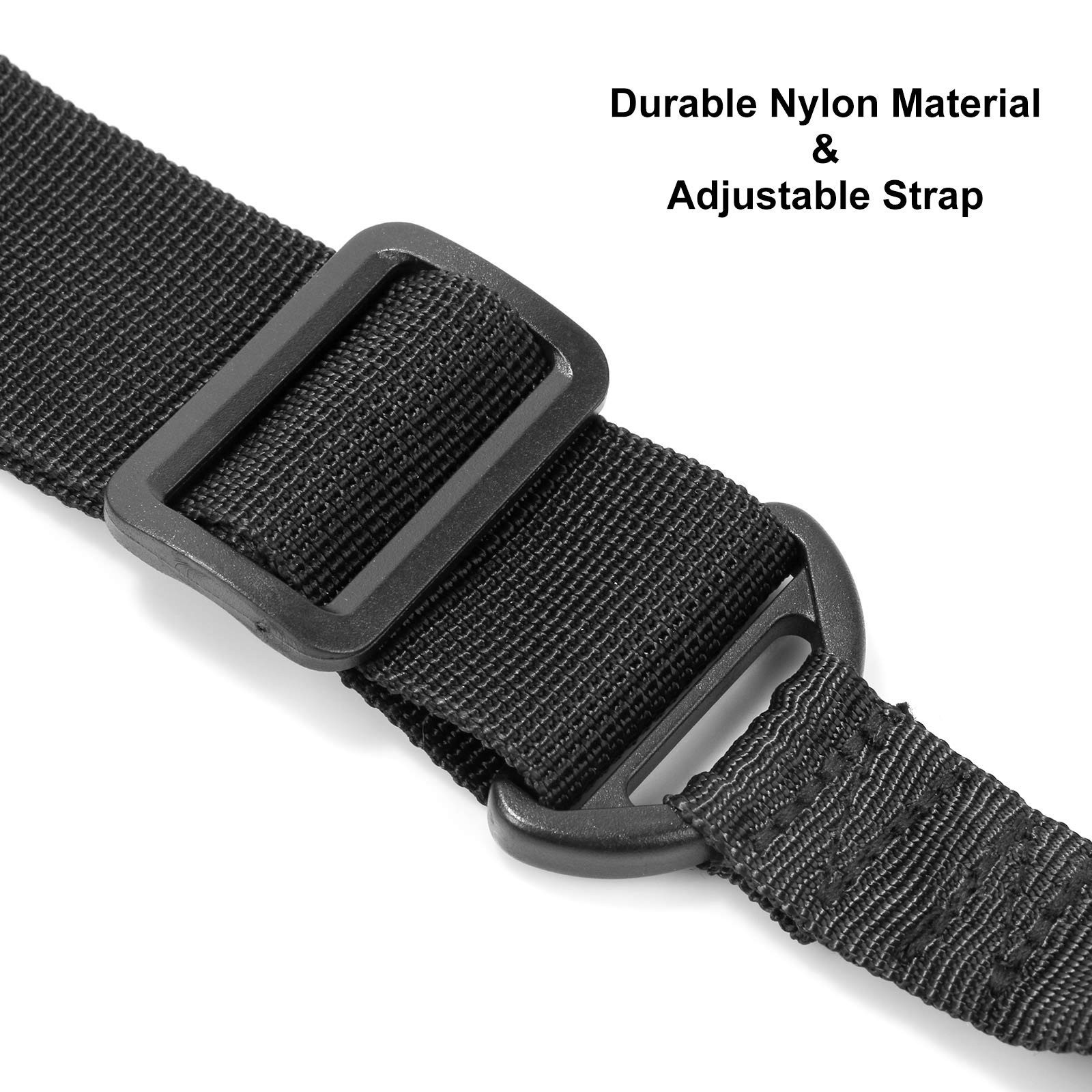 4-Pack 2 Point Sling with Metal Hook Adjustable Length 1.25” Sling