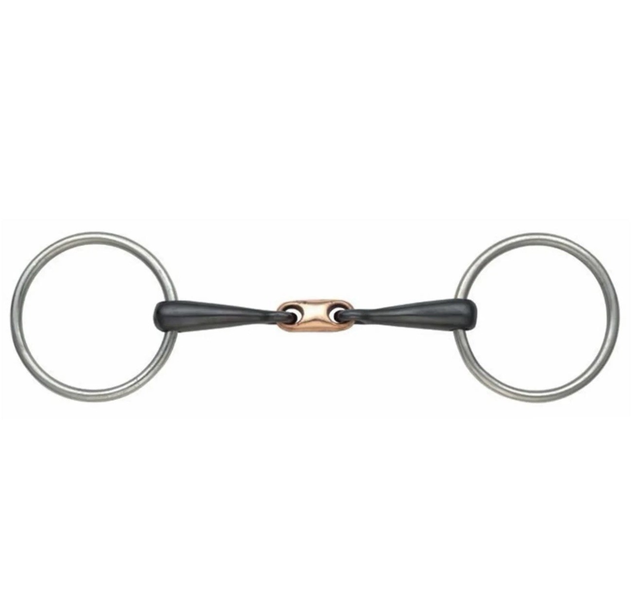 Shires Copper Lozenge Sweet Iron Snaffle Bit For Horses 510 - 5.5” - New W/ Tags