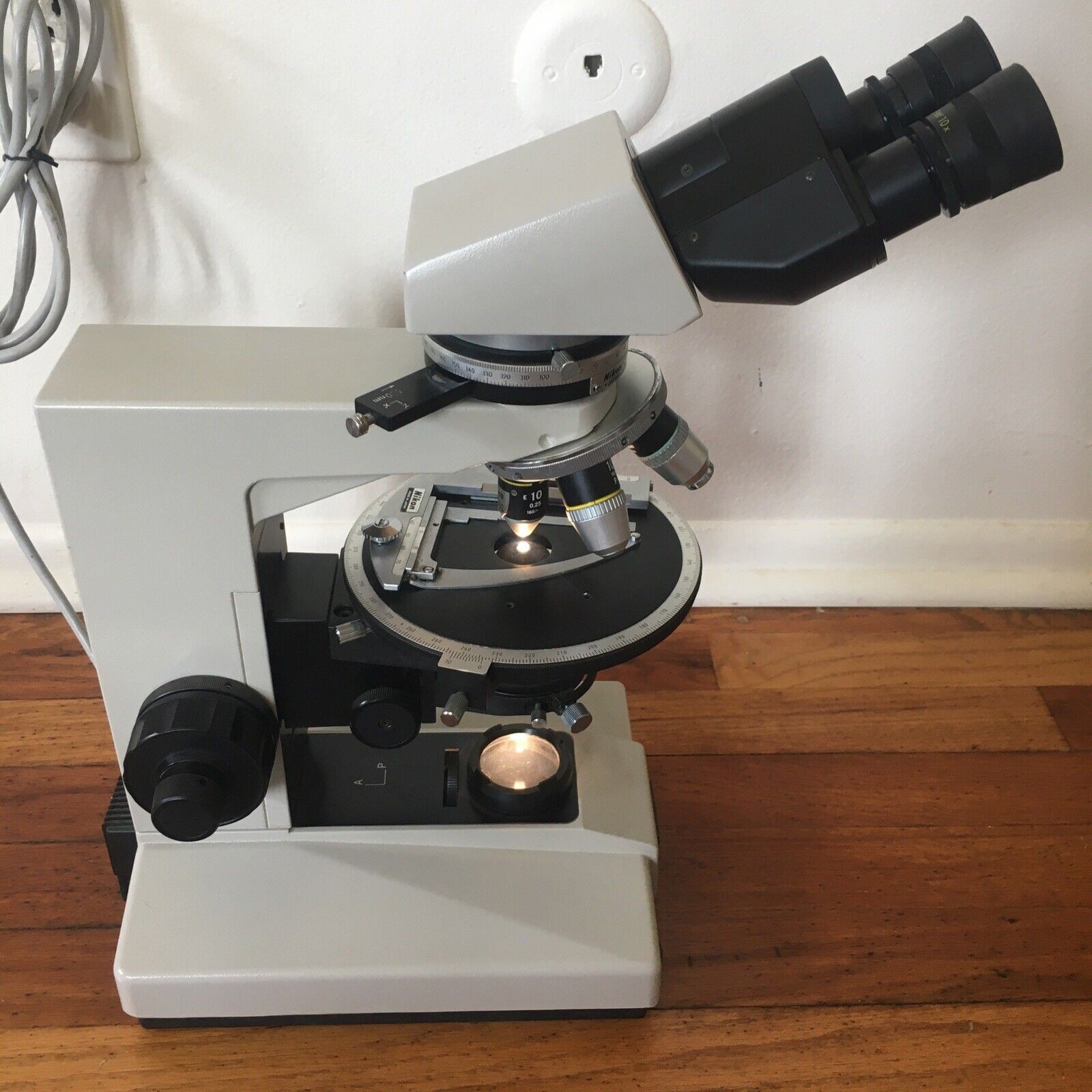 Nikon Polarizing Microscope Labophot-POL Binocular w/ Bertrand Lens - Complete