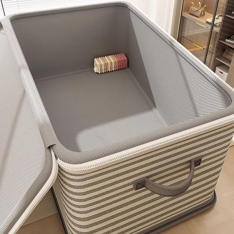 Lockable Storage Box Foldable Clothes Blanket Toy Organizer with Password
