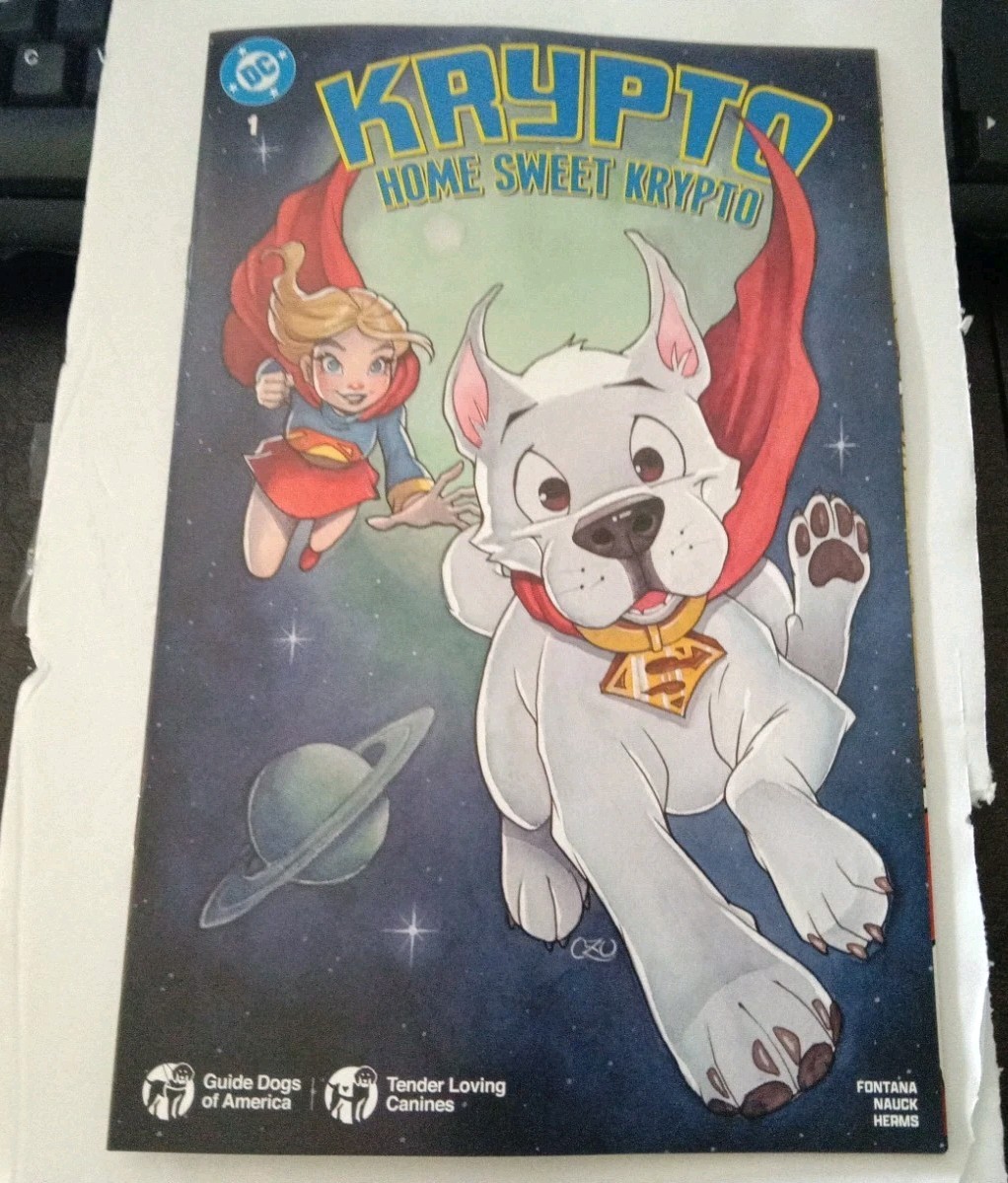 Krypto Home Sweet Krypto 1 SDCC 2026 Promo Comic Guide Dogs of America NM