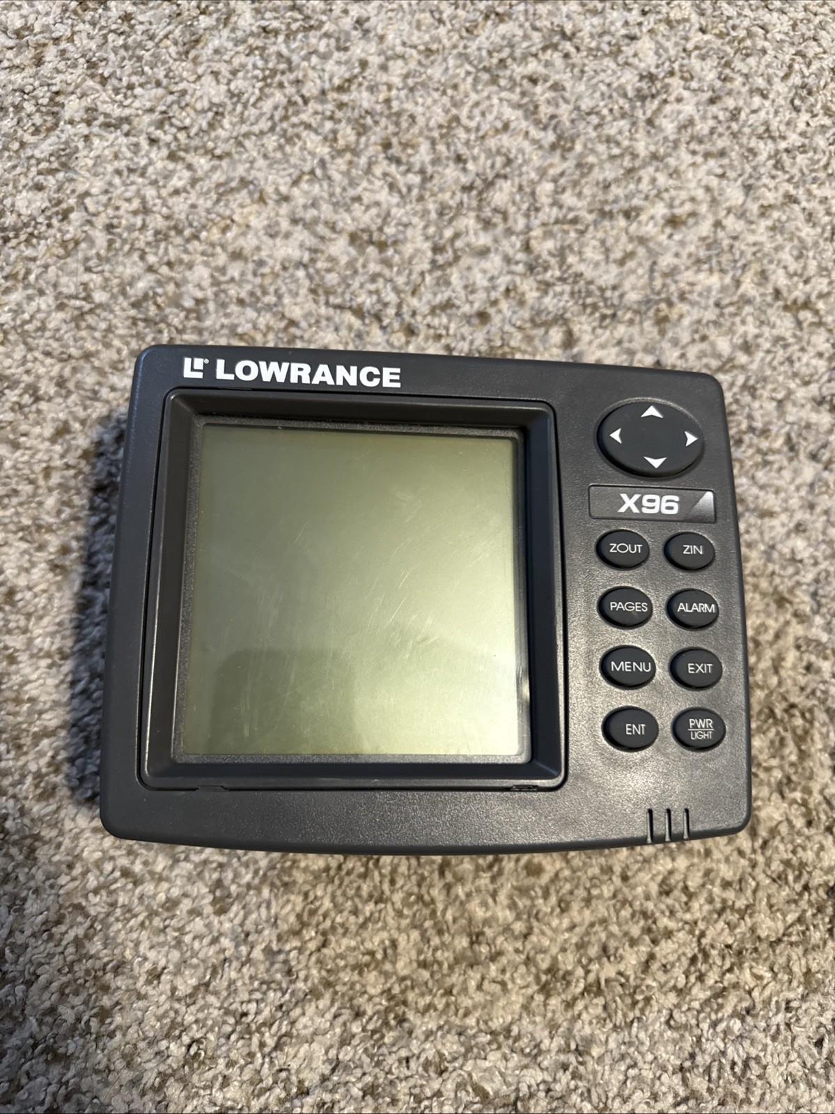 Lowrance X96 Fish Finder Head Only Untested