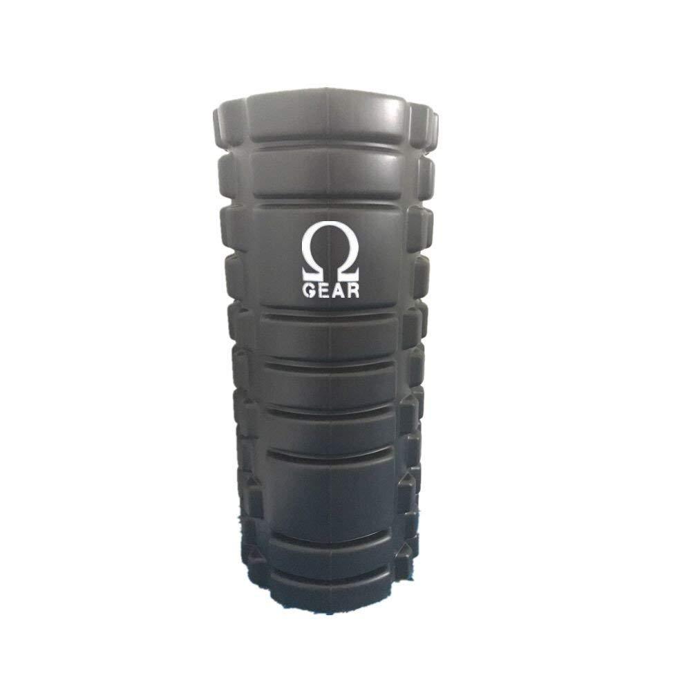 New Omega Fitness Gear Foam Massage Fitness Roller, Color: Black