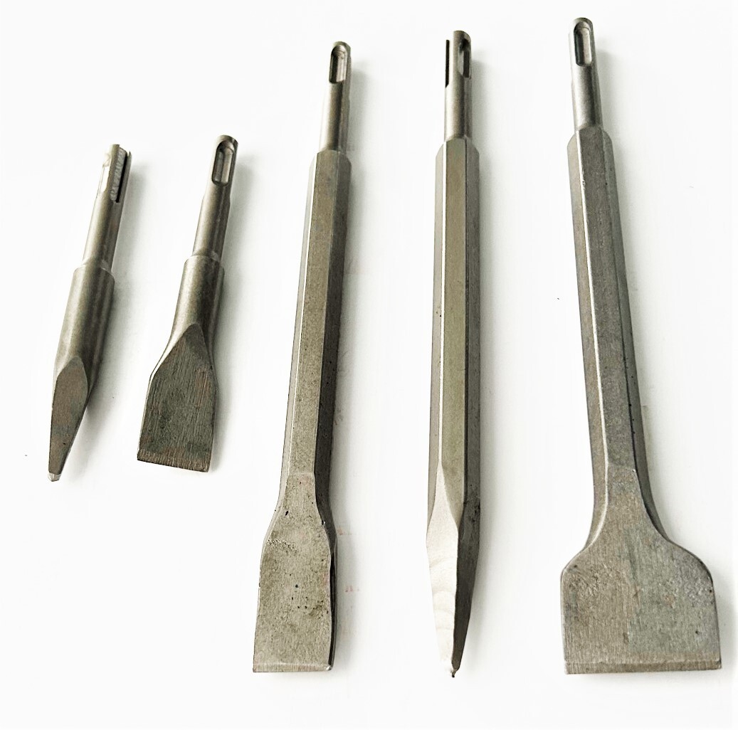 5pc JN TOOLS SDS Plus Chisel Set Hammer Drill Bits Concrete #CHIB02257B