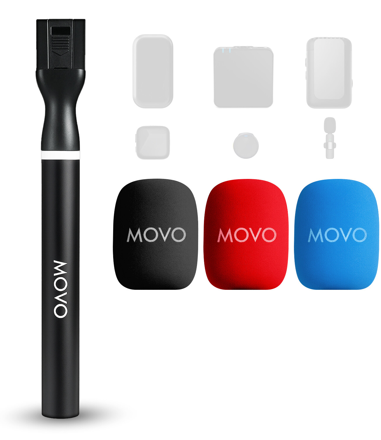 Movo WMX-HM2 Wireless Microphone Handle