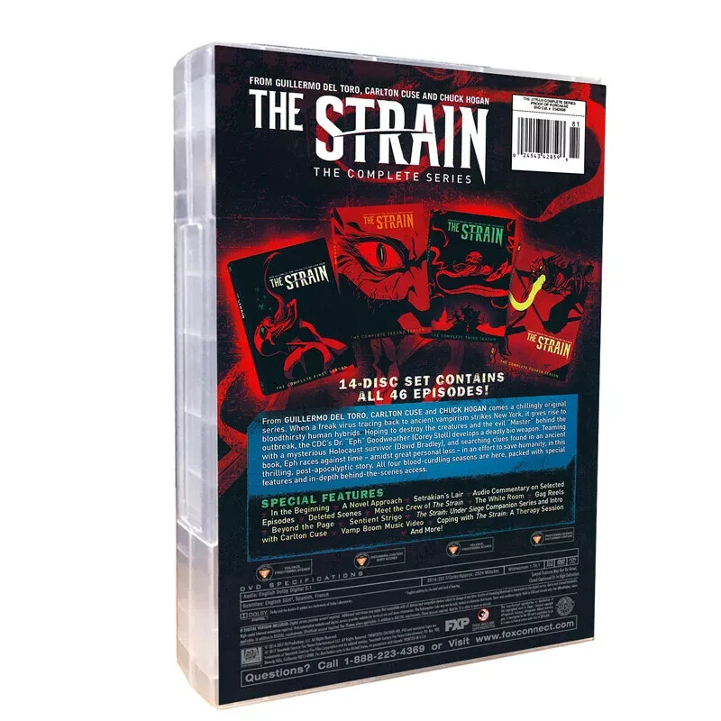 The Strain: The Complete Series, Seasons 1-4 (DVD)