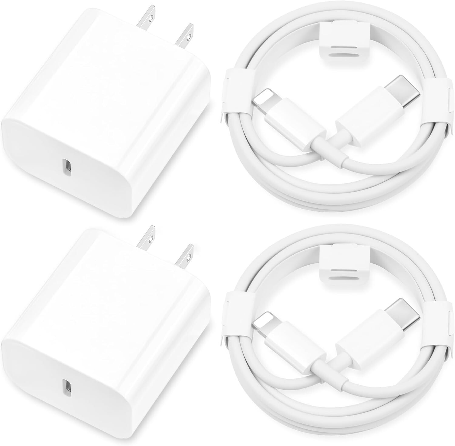 2Pack 20W Type C Fast Charger I.Phone Charger Fast Charging [Mfi Certified]