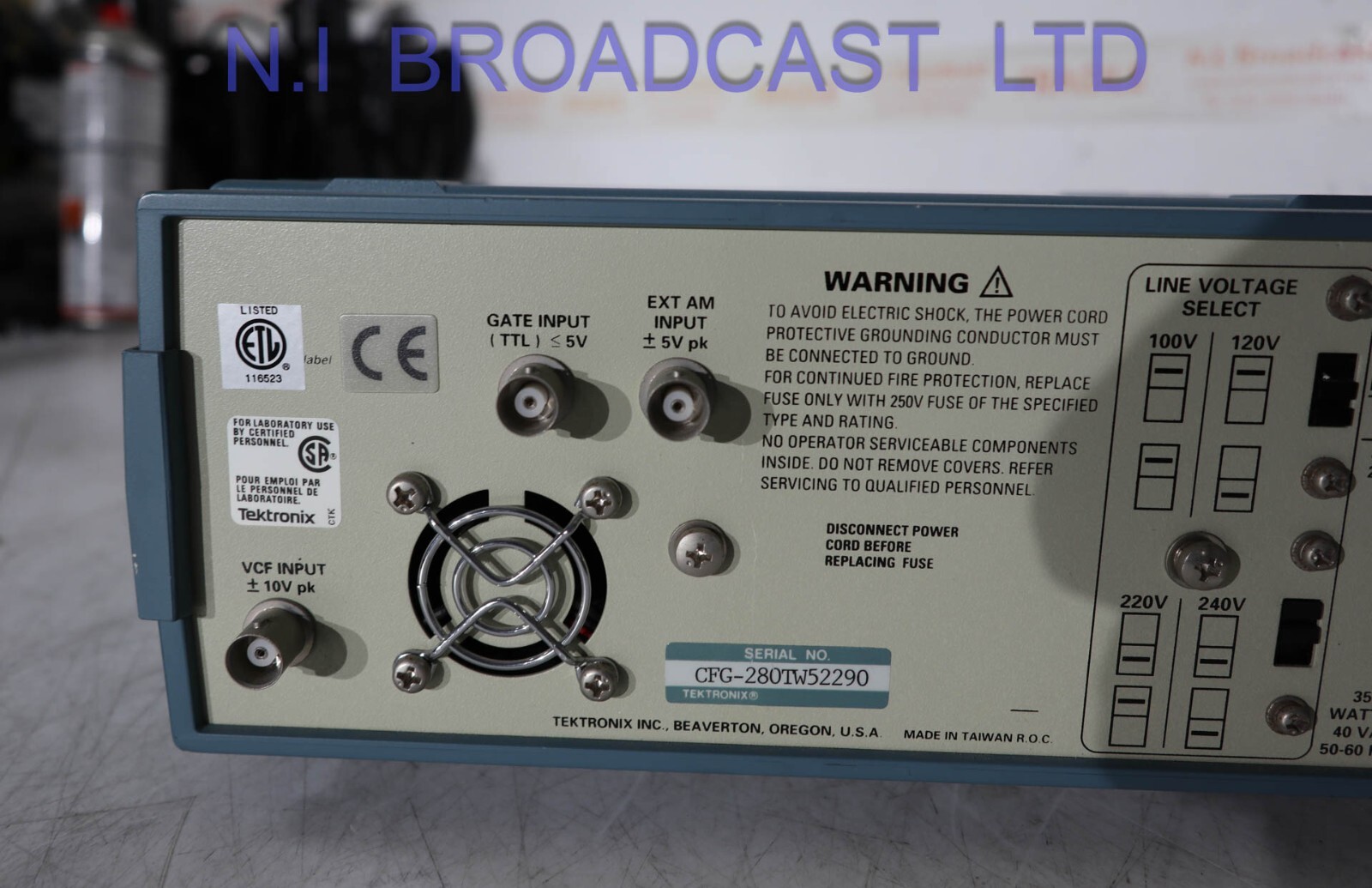 Tektronix cfg280 11Mhz function generator
