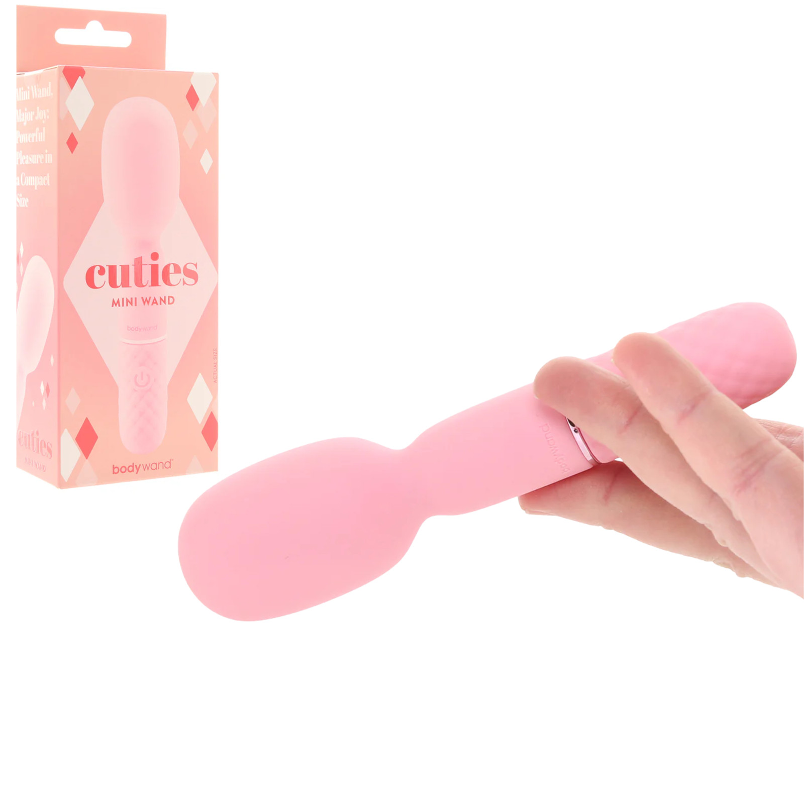 Discreet Rechargeable Stimulator Mini Wand Vibrator Travel Friendly Massager
