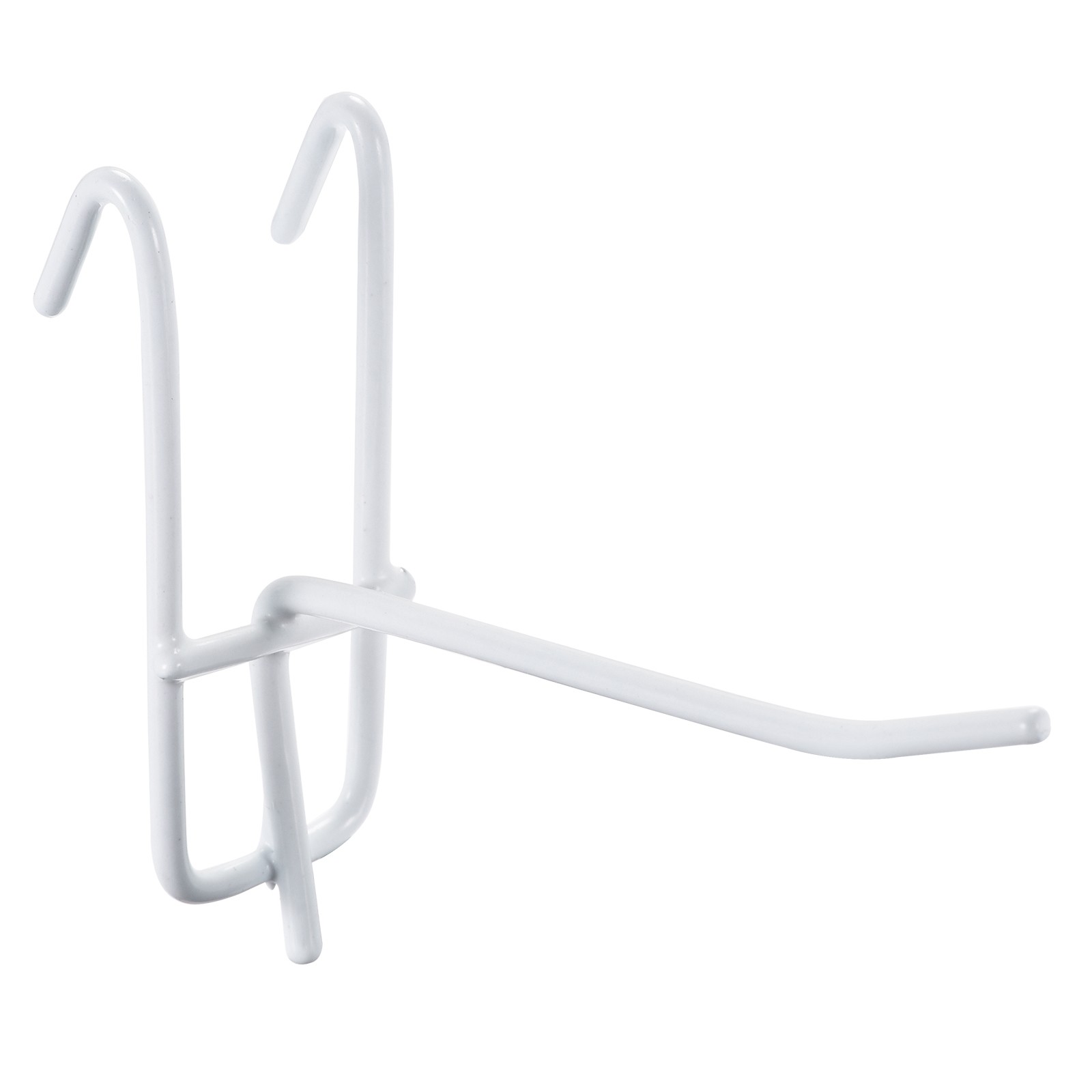 10 x Grid Wall Display Hook Store Garage Storage Wall Organizers 4 Inch White