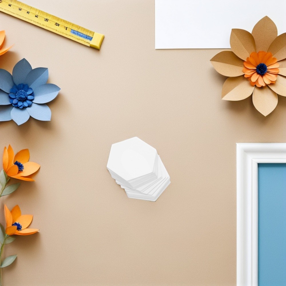 500 Pcs Hexagon Quilting Paper Templates for Creative Patchwork and Sewing