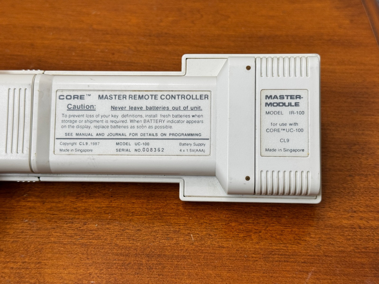 Vintage Core CL9 Master Universal Remote Control Steve Wozniak (Apple) READ
