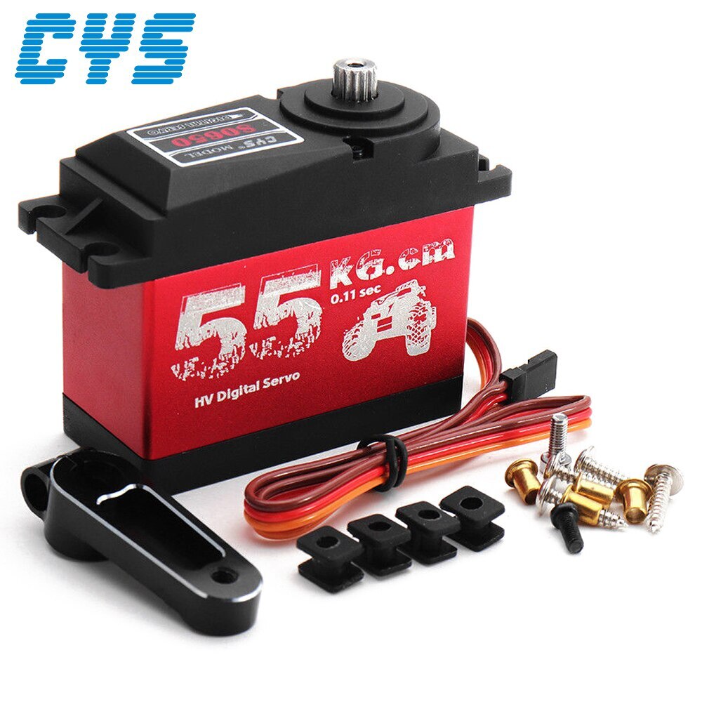CYS-S0650 S0650 6-7.4V 55Kg HV Metal Gear Digital Servo For 1/5 RC Car Truck HPI