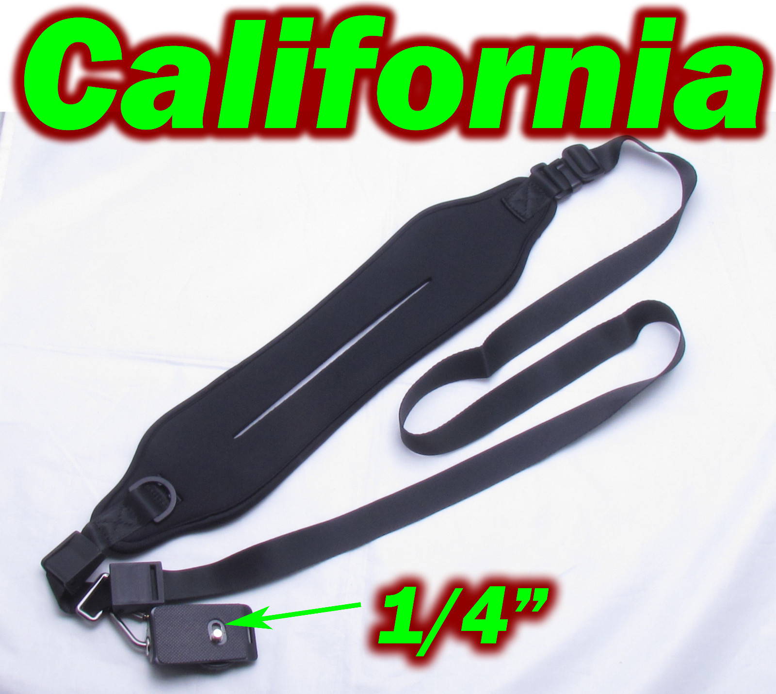 1/4" Quick Rapid Shoulder Neck Strap C Belt Camera Canon Nikon Sony Olympus DSLR