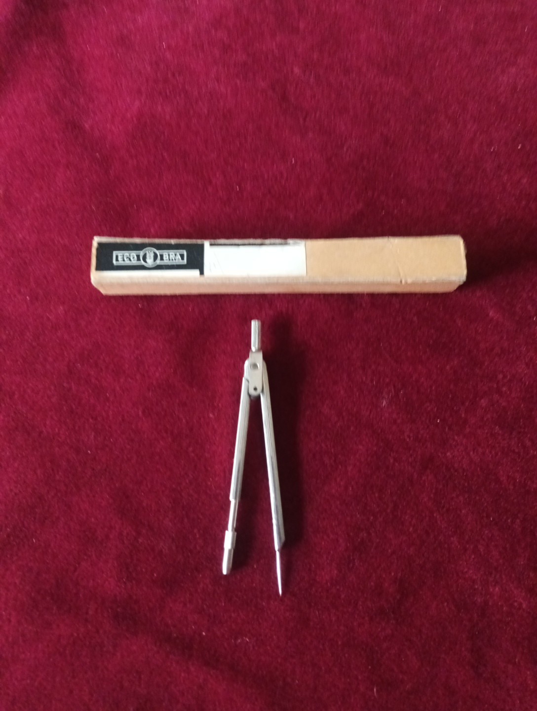 Vintage Ecobra Technical Drawing Compass  Made In Germany in Orginal Box