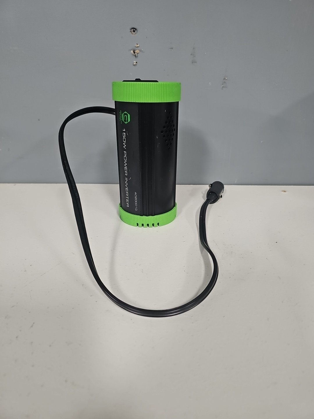 Green Fuel 150W Vehicle Power Inverter Charger 2USB Port AC Outlet