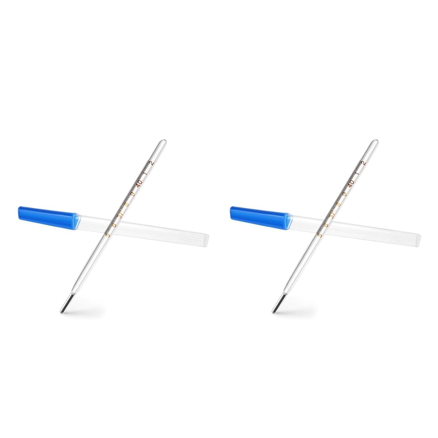 Glass Oral Temperature - 2pcs Adult Free Clinic Armpit Fast Reading Fever Indica