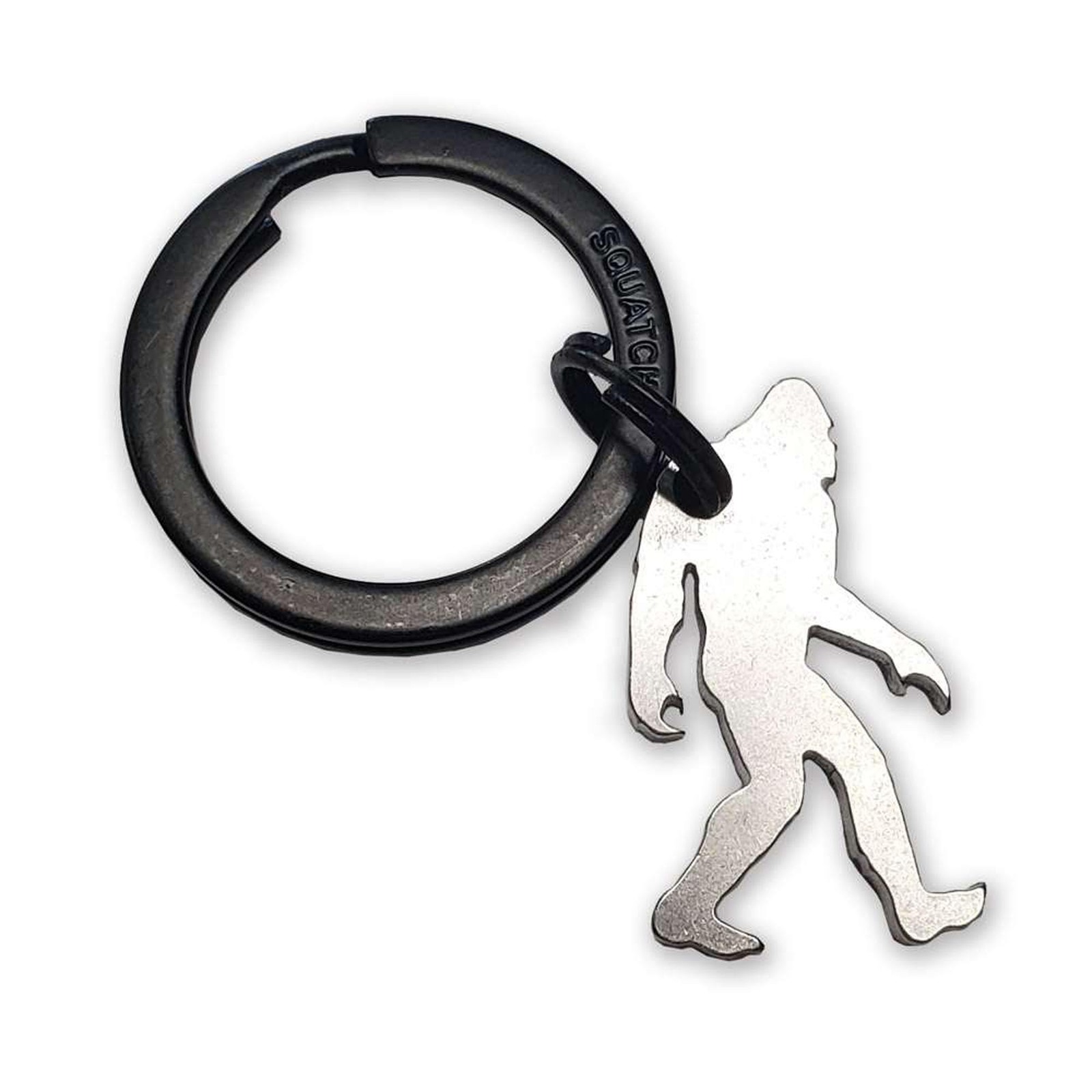 SQUATCH METALWORKS Microsquatch Bigfoot Keychain Charm Bottle Opener, Sasquat...