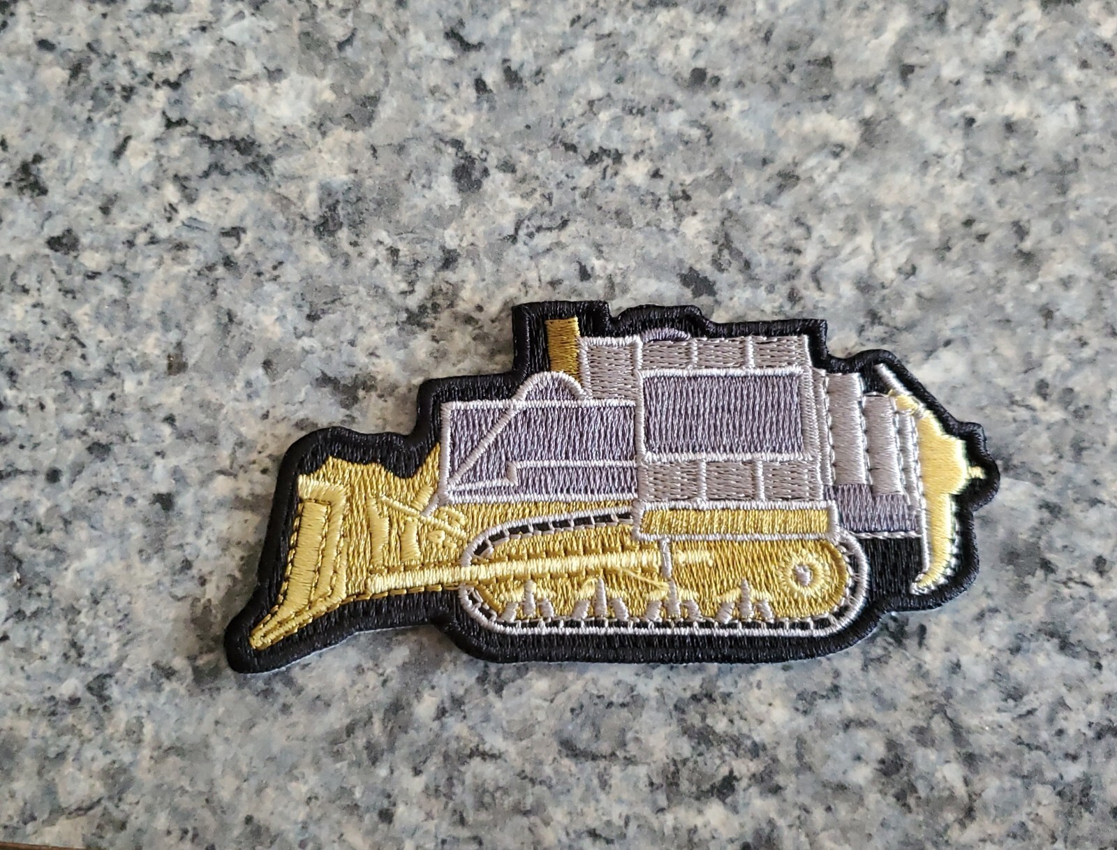 Killdozer Patch.Fully Embroidered. Iron On. 4"x2"