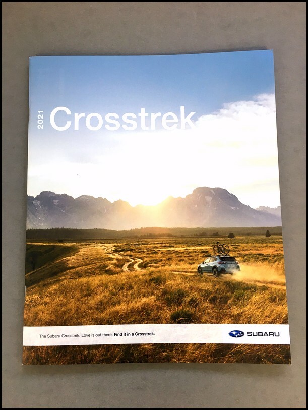 2021 Subaru Crosstrek 32-page Original Car Sales Brochure Catalog