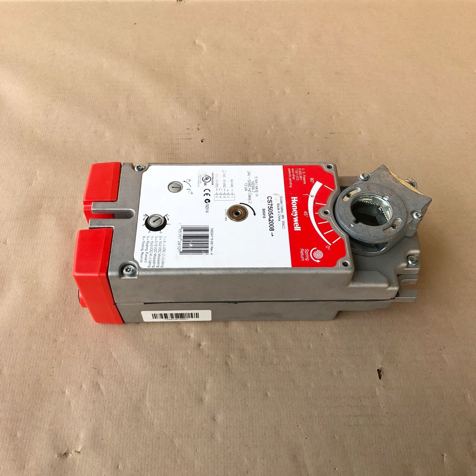 HONEYWELL CS7505A2008 DIRECT COUPLED ACUTATOR
