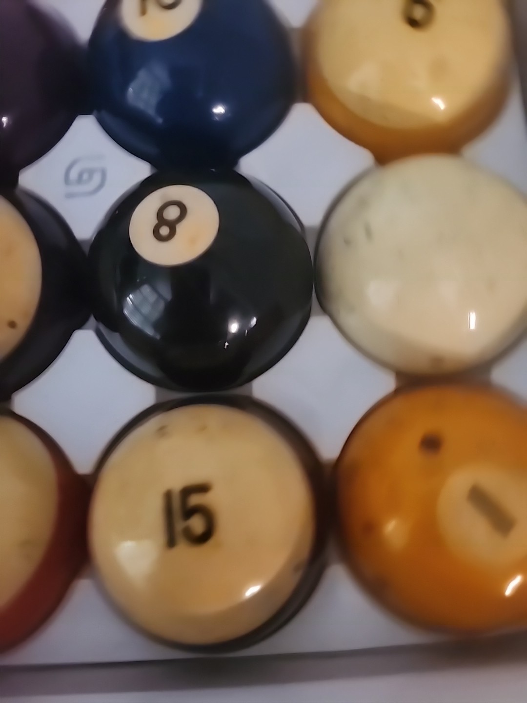 🎱 VINTAGE BILLIARD BALLS Numbered COMPLETE SET Pool Table - Aramith Belgium?