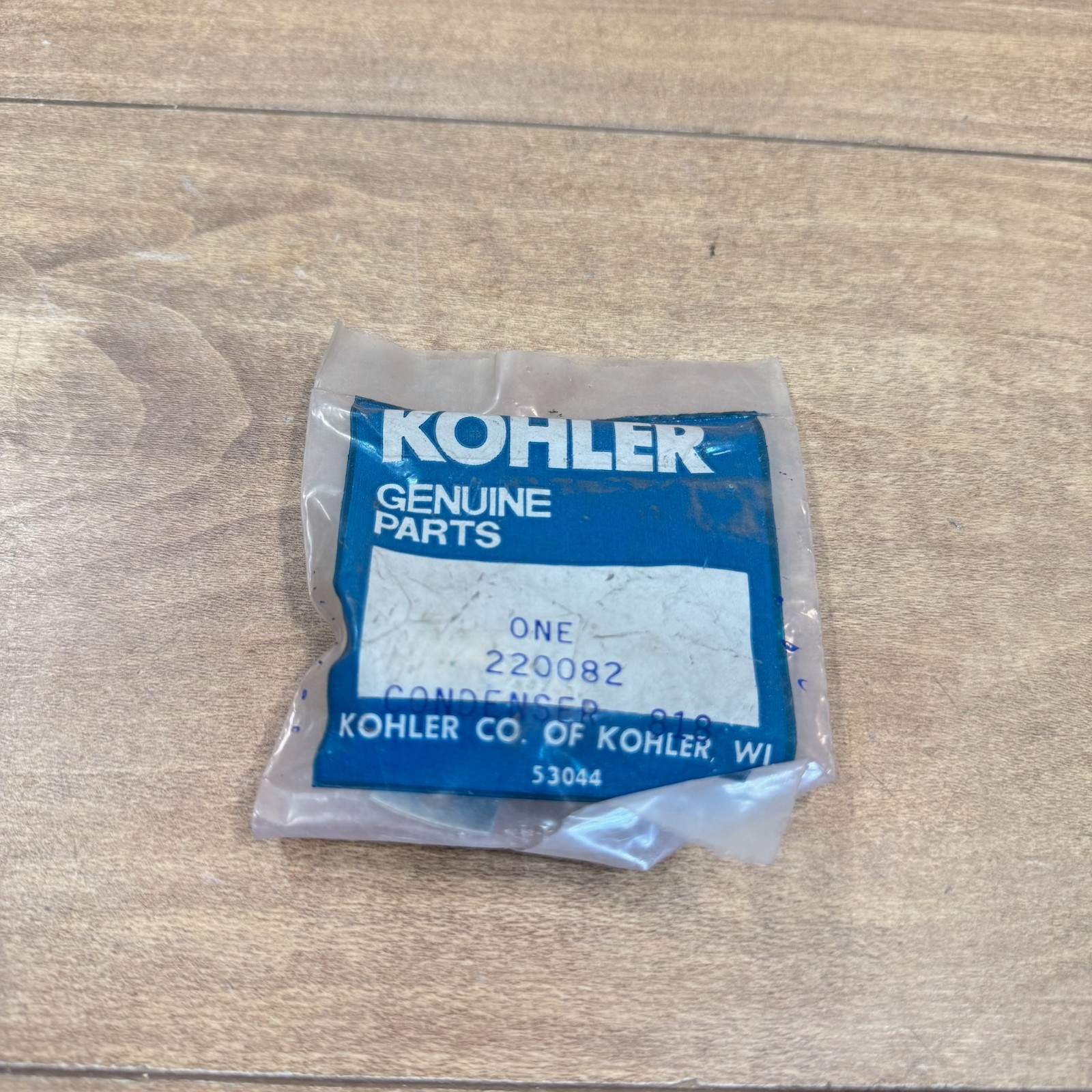 New KOHLER OEM NOS CONDENSER / 220082