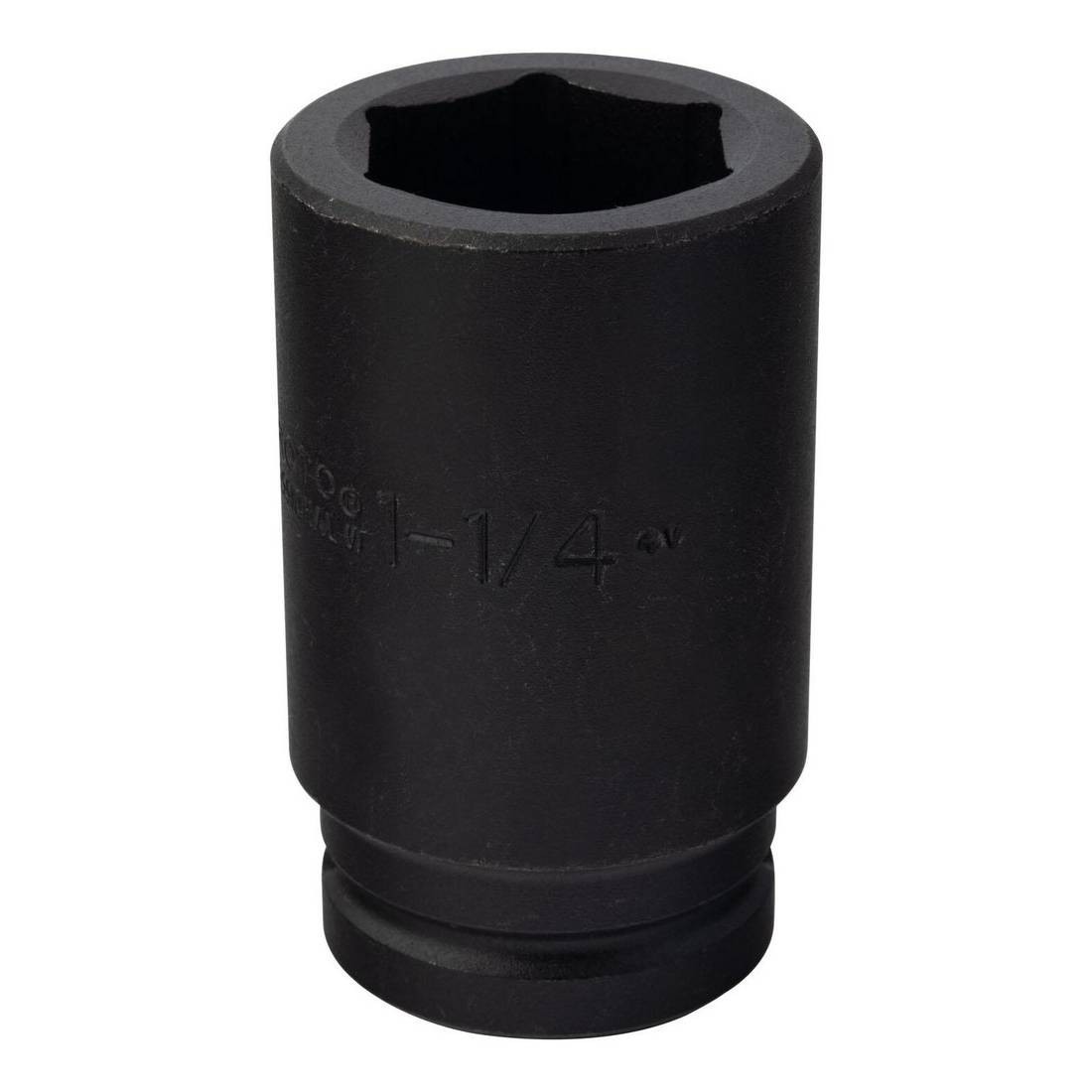1-1/4"- 6-Point Deep Length Impact Socket 3/4" Drive